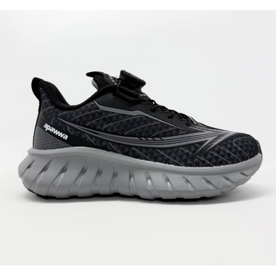 Apawwa ABC2063R Black/Grey (31-38)